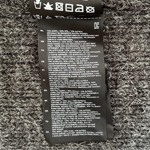 G-star Raw Wool Alpaca Oversized Longline Button Down Knit Cardigan Sweater - Picture 6 of 13